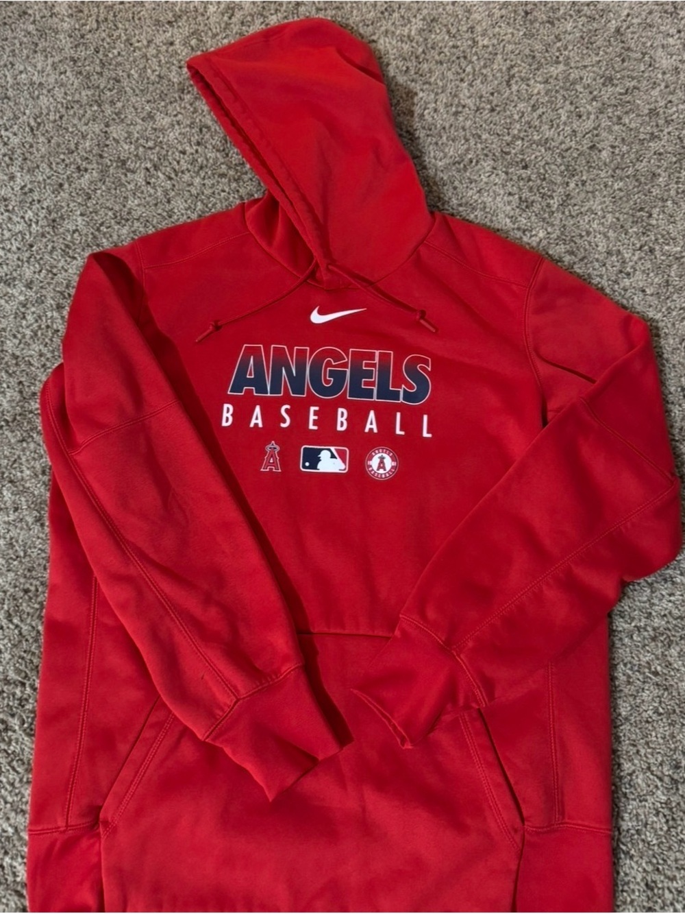 Nike Angels Baseball Men’s Large hooded sweatshirt. - Picture 5 of 7
